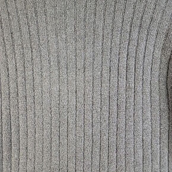 Abercrombie‎ & Fitch Womens Ribbed Knit Turtleneck Sweater Pullover Taupe Sz SP - Picture 3 of 9
